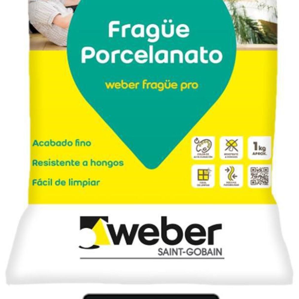 Weber Frag&uuml;e Porcelanato 1kg Negro image number 0.0